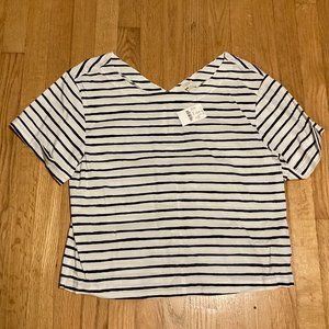 J. Crew Striped Blouse